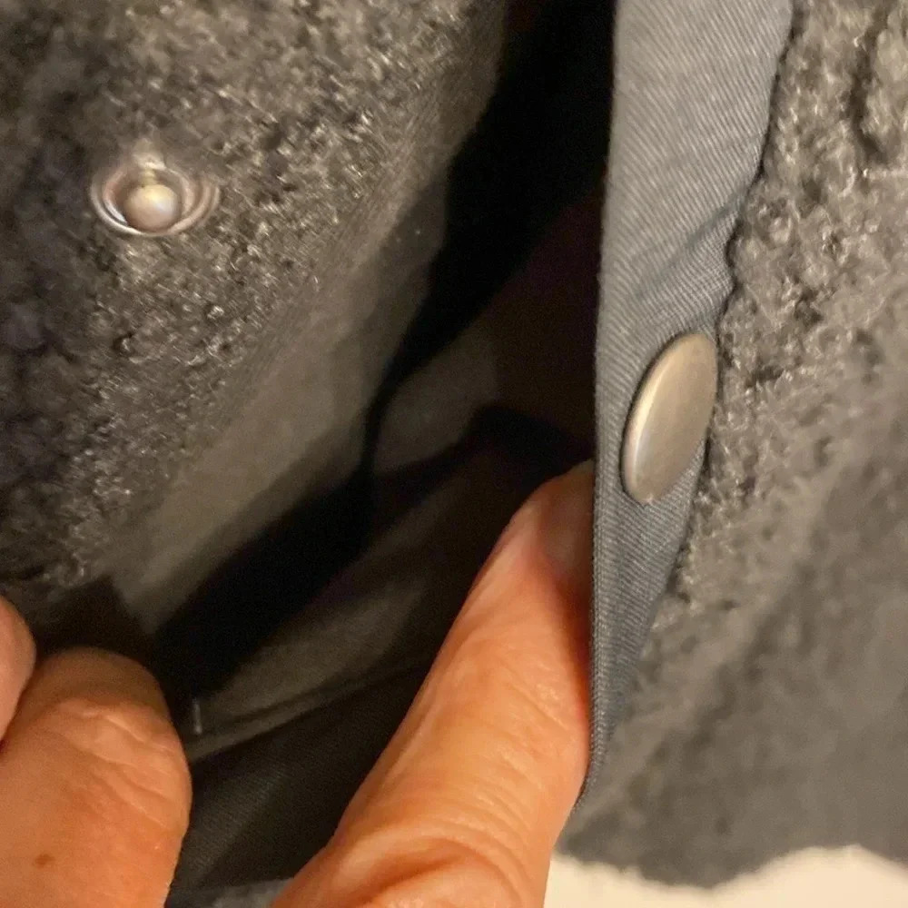 Good fellow & Co. Gray polar Fleece With Snaps Size L - Picture 5 of 8